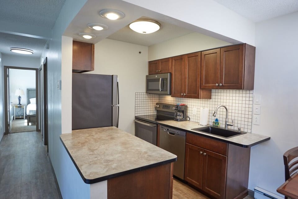 Kitchen with full sized appliances