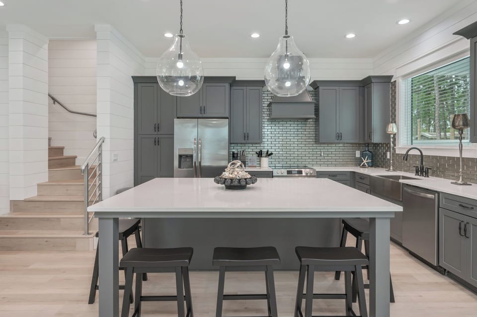 Designer grade decor throughout, not just a cookie cutter rental!

