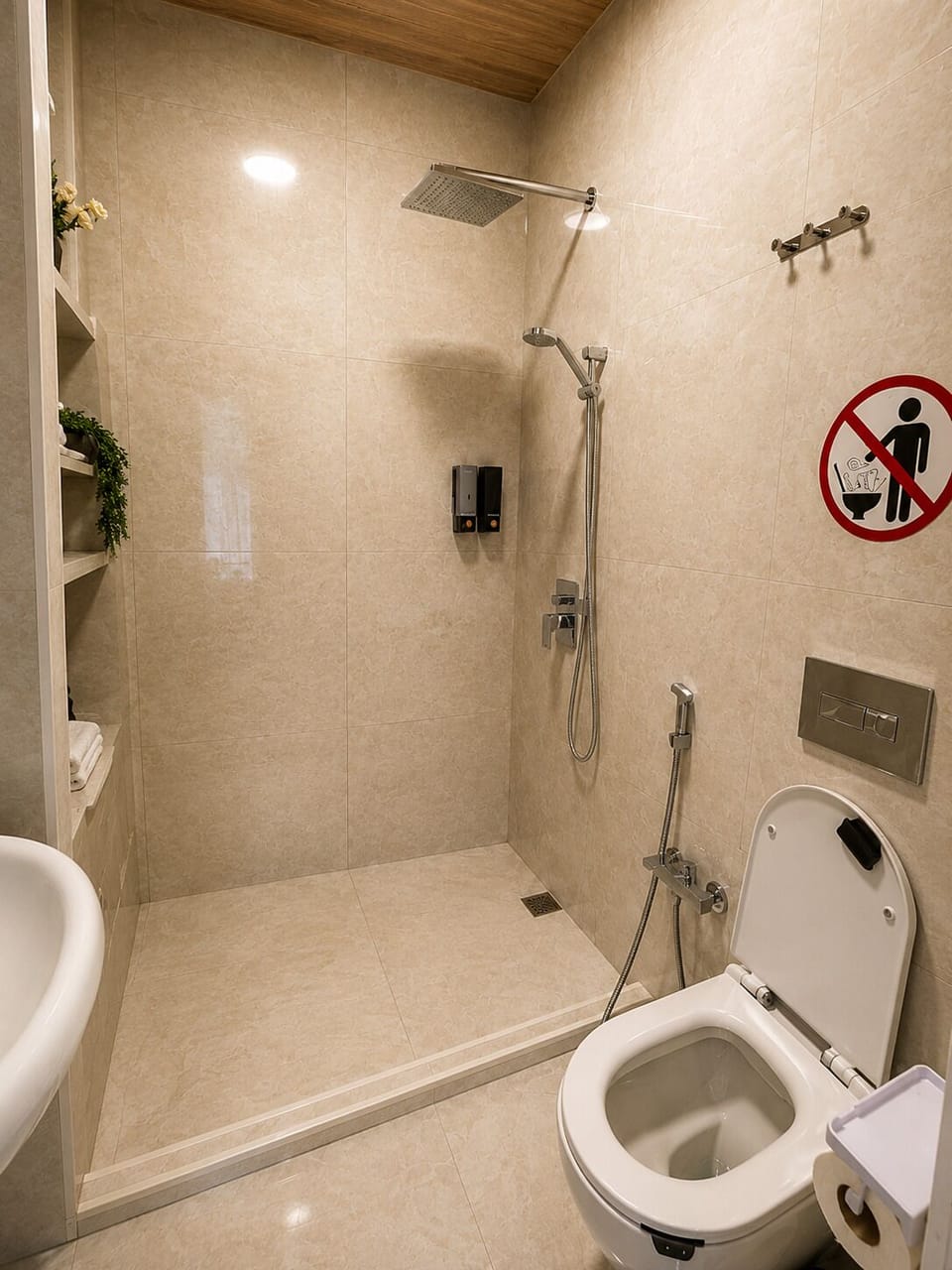 Family Triple Room, Garden View | Bathroom | Free toiletries, hair dryer, towels, soap