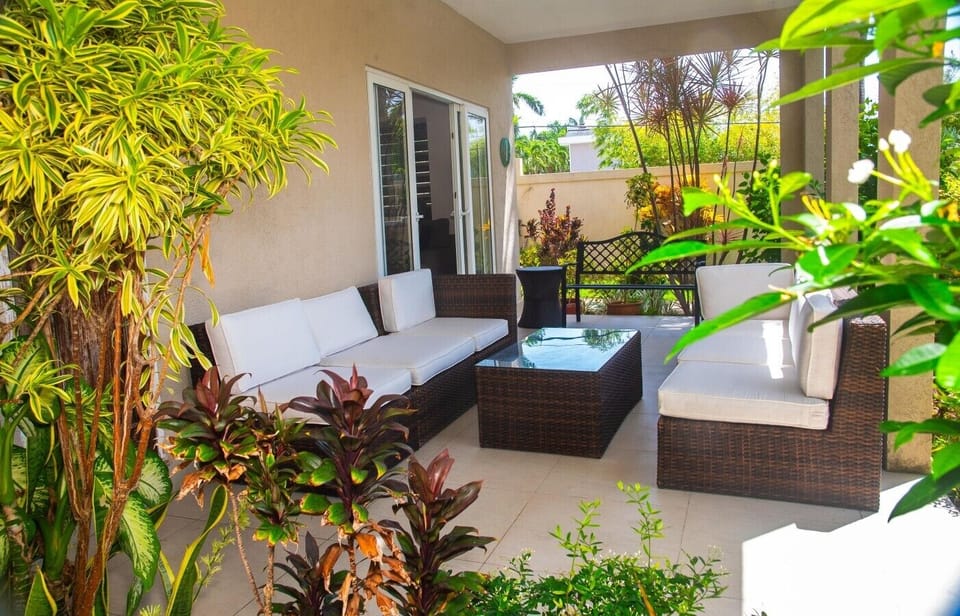Ground floor patio