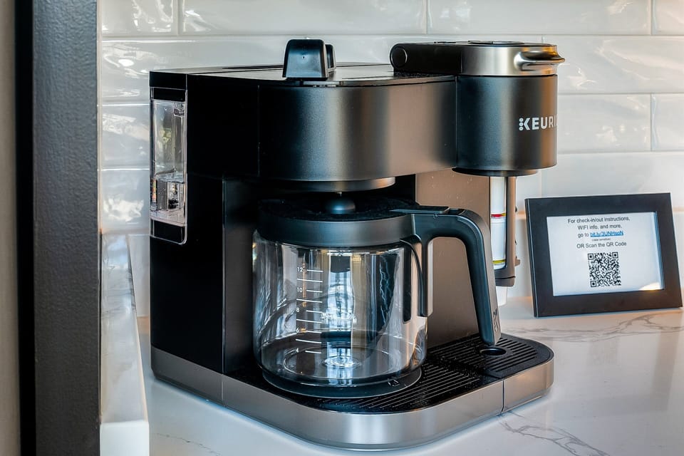 Because every great mountain getaway begins with coffee and a view