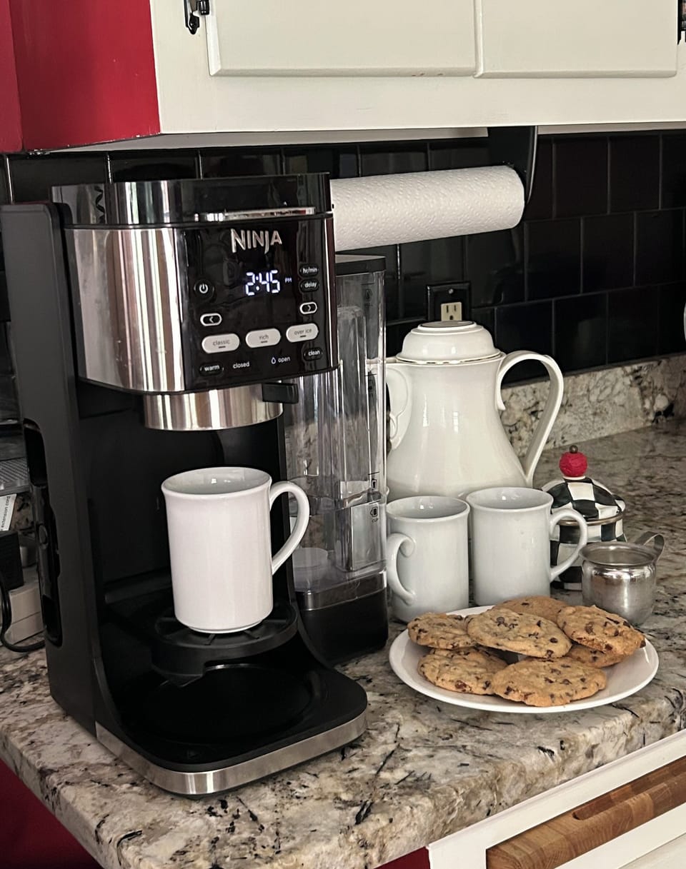 Coffee ready for the morning!