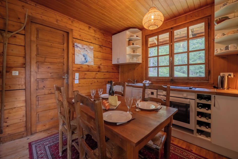 Kitchen and dining area