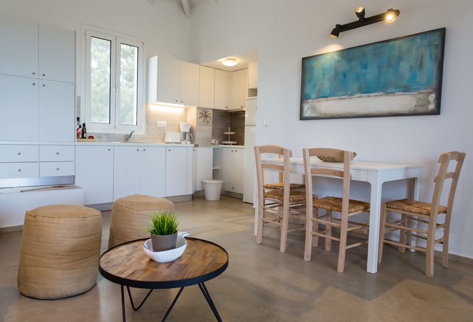 Villa, 2 Bedrooms (Blue 5) | Living area | Flat-screen TV