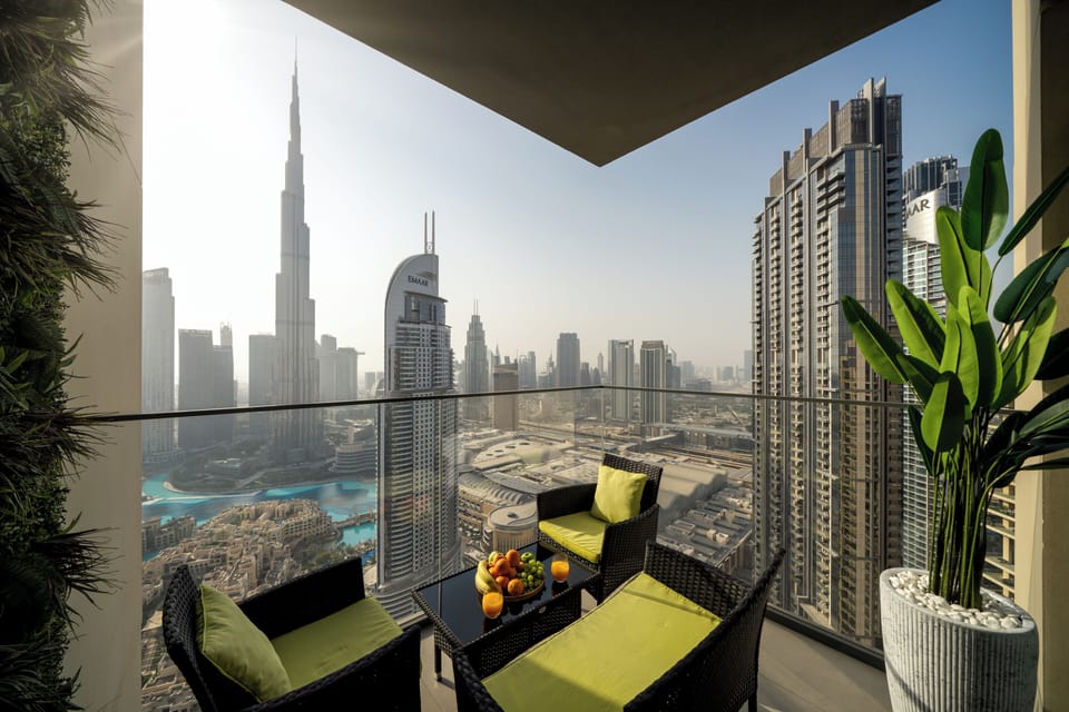 Luxury Apartment, Balcony, City View | Property grounds