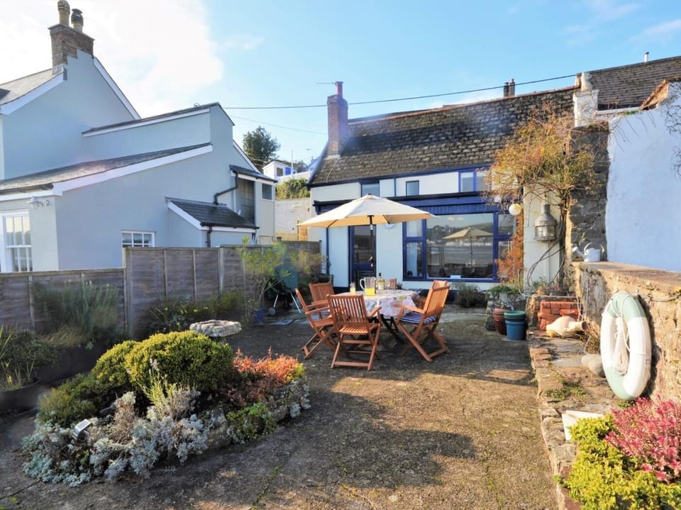 View towards the back of the property with picture window