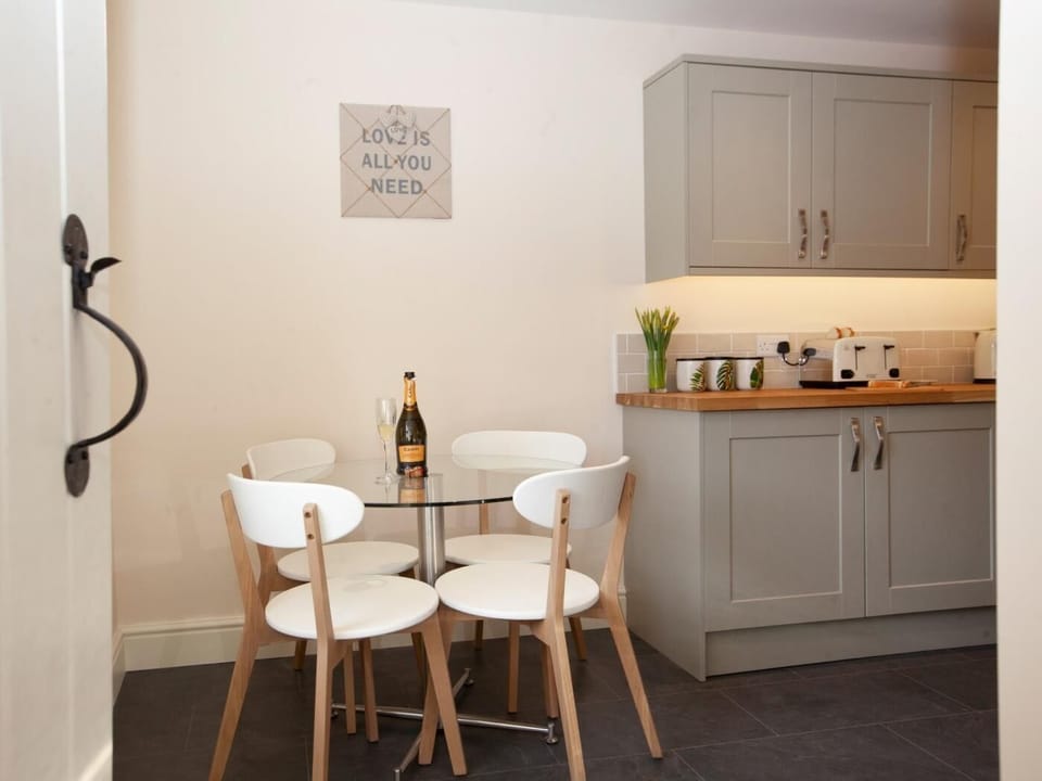 Enjoy your meal around the stylish dining table