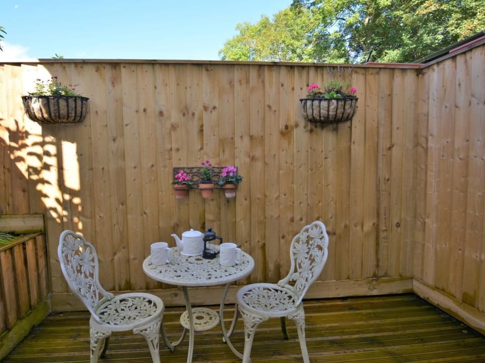 Small enclosed decked area