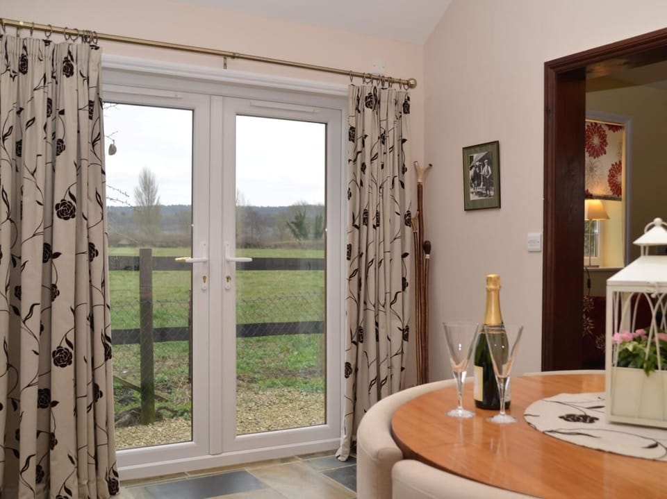 Views out of the french doors