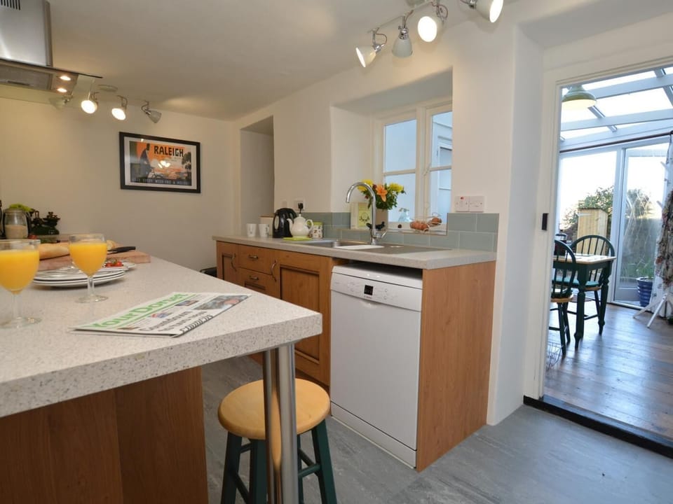 Kitchen leading to the dining area