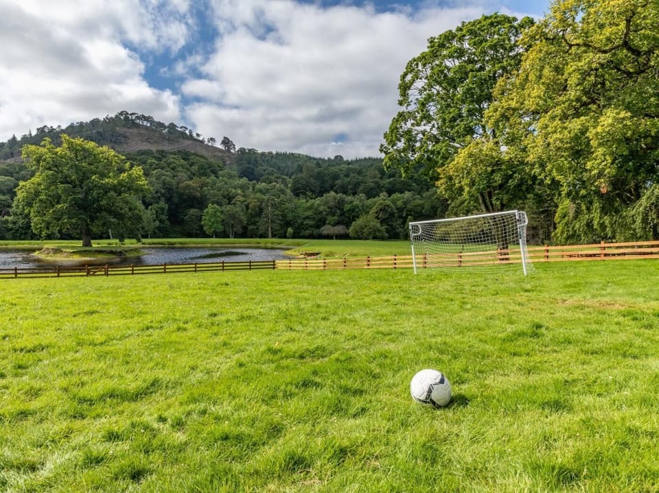 Have a kick about whilst taking in the views