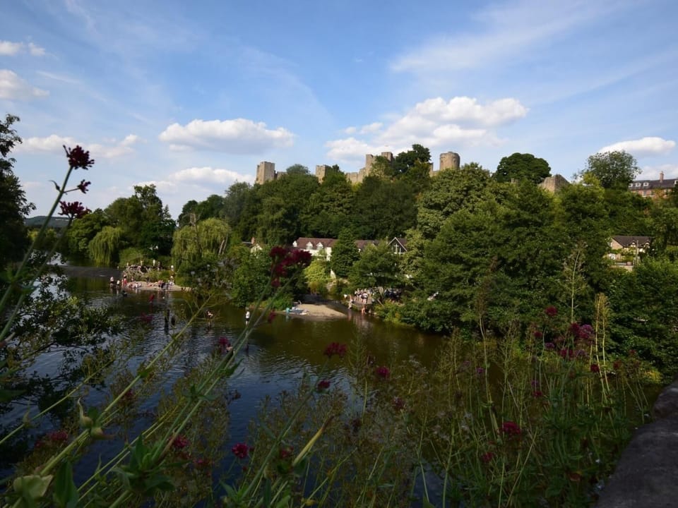 Breath-taking views of the River Teme and Ludlow castle, well worth a visit