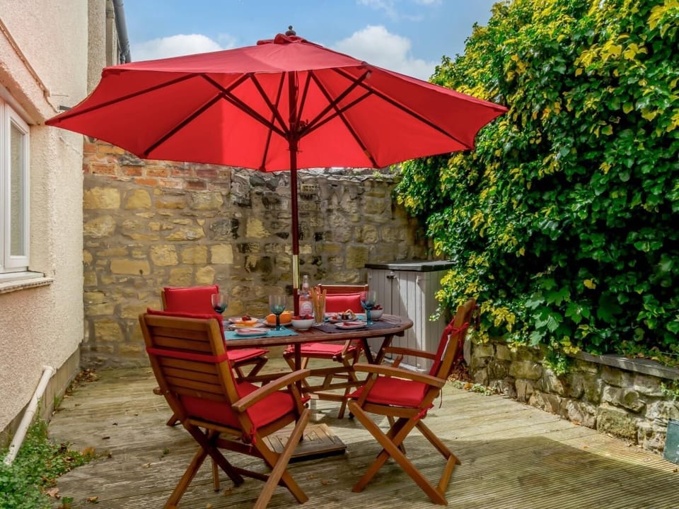 Kick back in the courtyard and chill with a cool drink 
