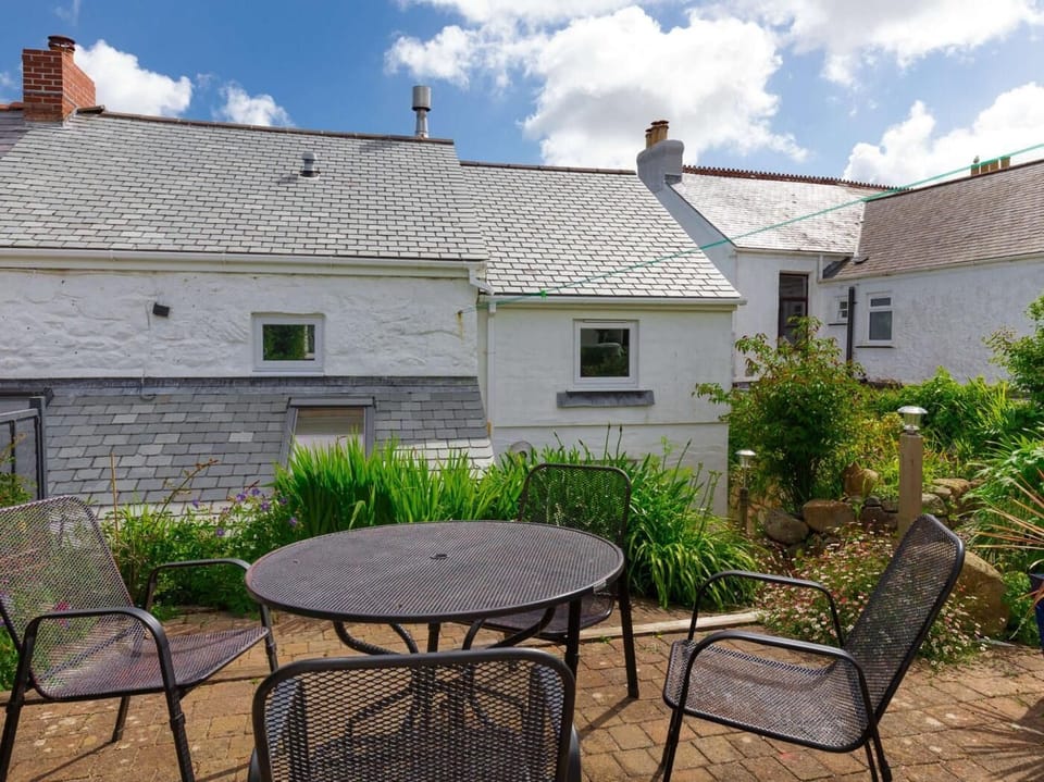 Back patio for alfresco dining