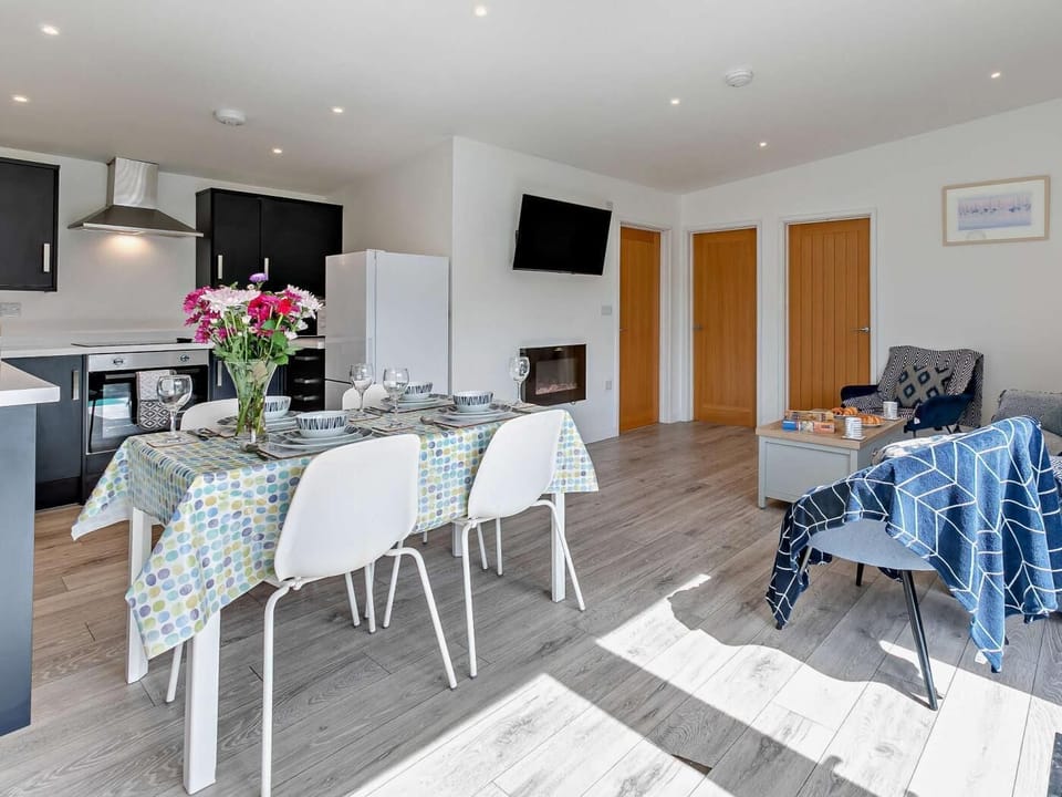 Light and bright open plan living space
