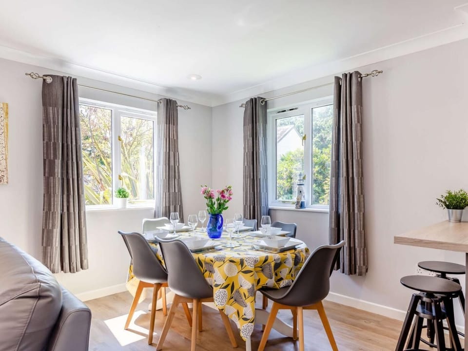 Neutral and pretty decor throughout