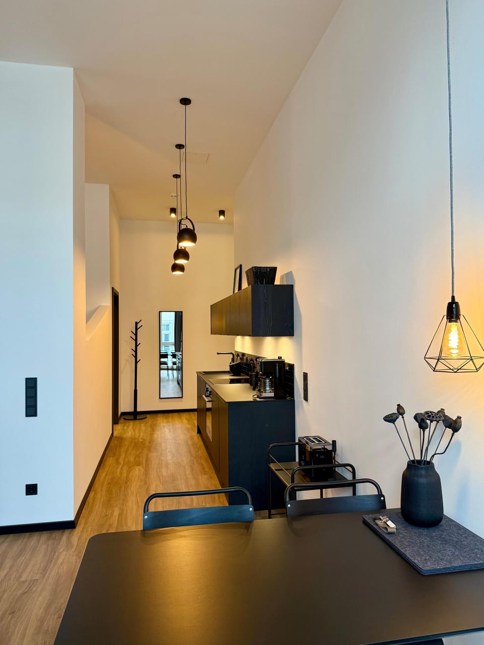 Kitchen and dining area