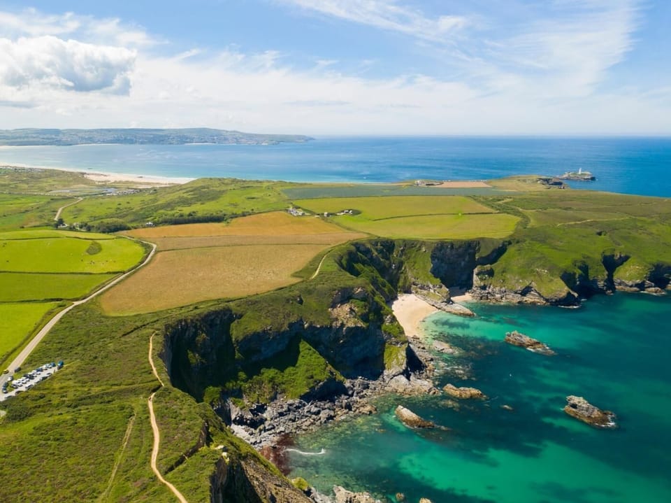 North Coast of Cornwall a short drive away towards beaches at Godrevy, Gwithian and Hayle