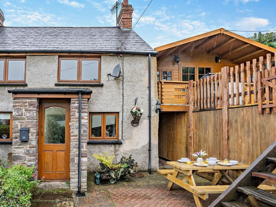Sit out and enjoy views over the Black Mountains
