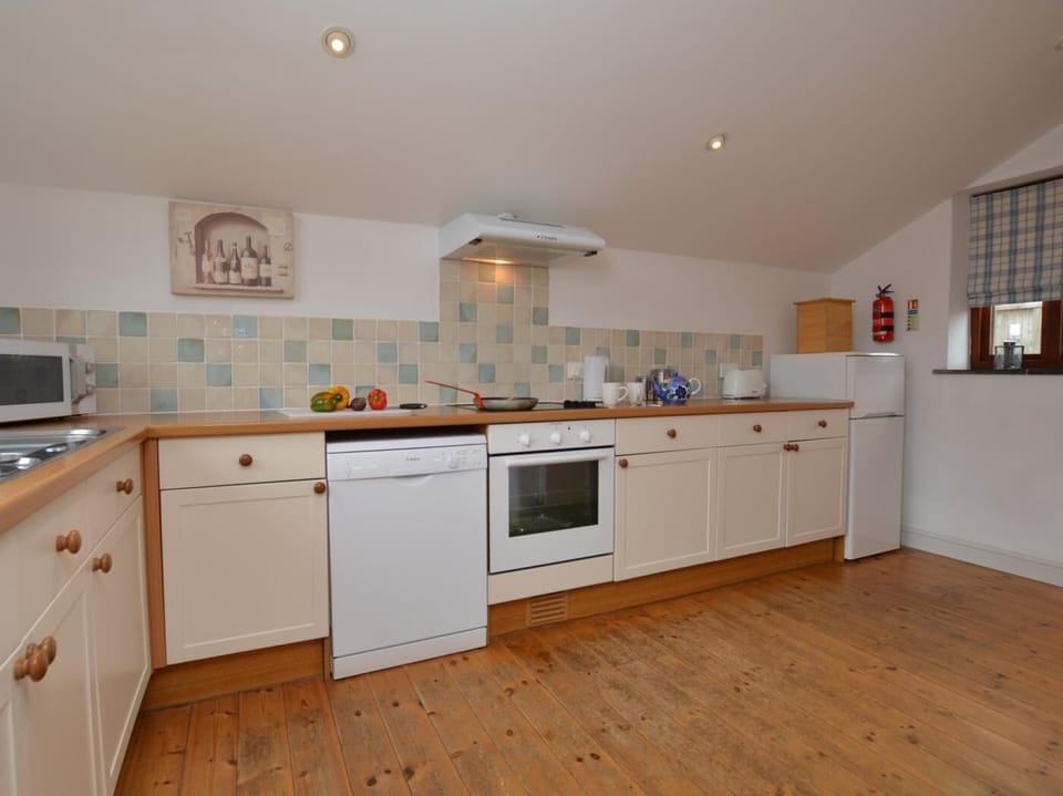Spacious kitchen area
