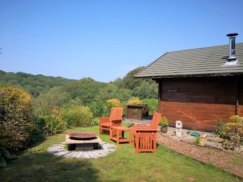 Path to the secret retreat with fire bowl and seating