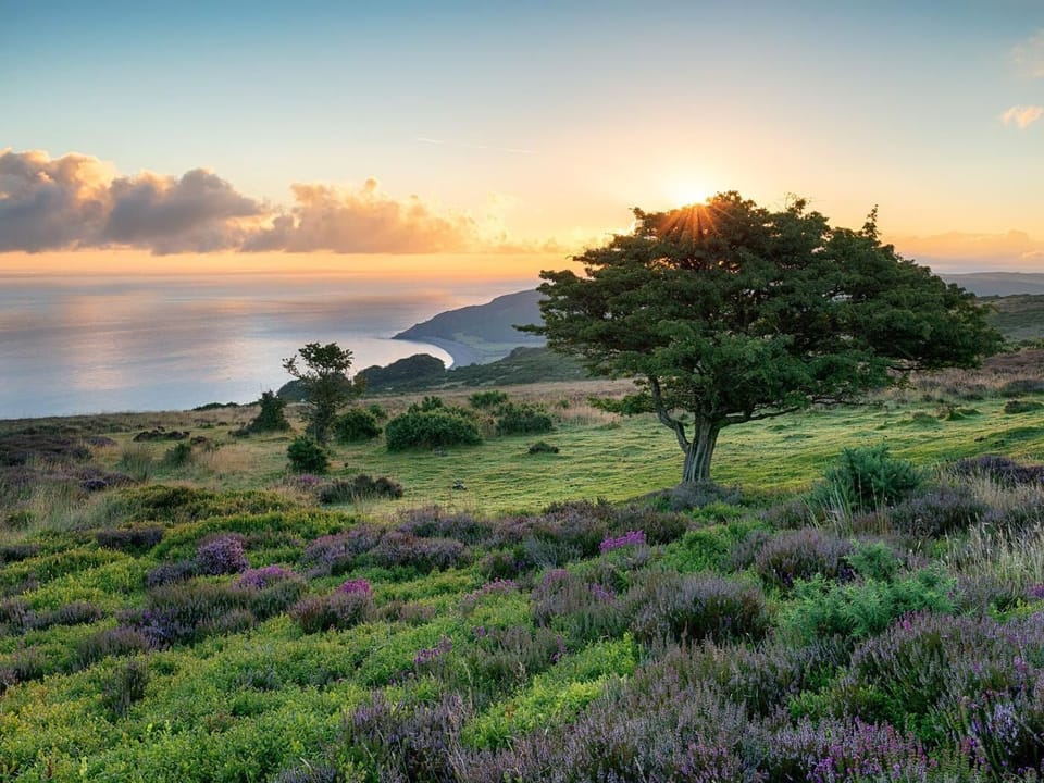 Enjoy coast and country views over Exmoor National Park