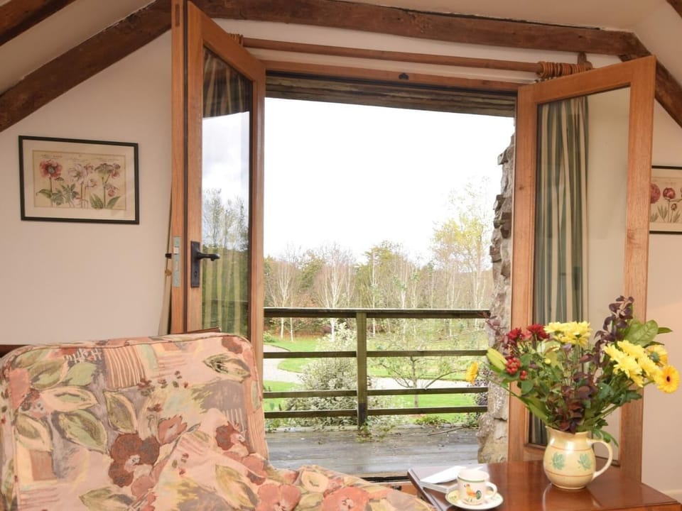 Lounge balcony with countryside views