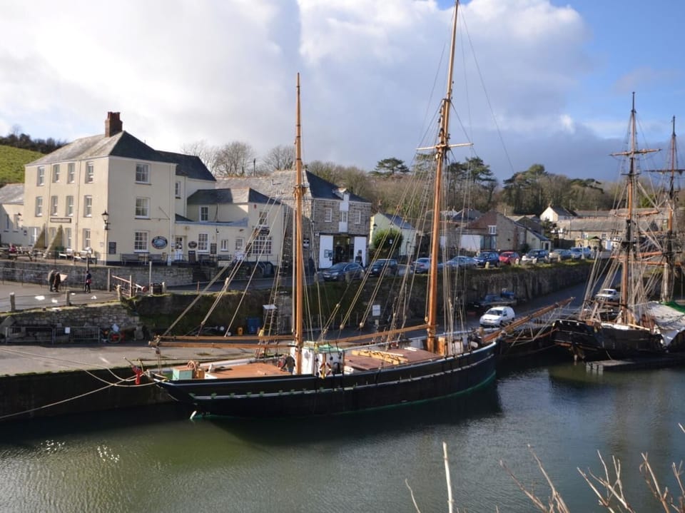 Tall ships in the harbour