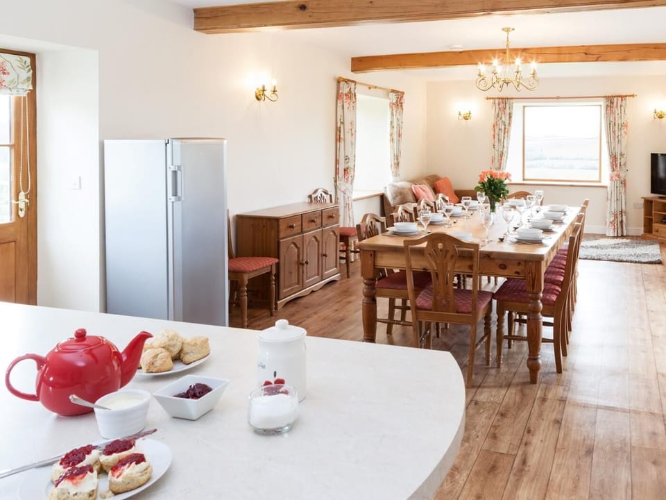 Large country kitchen/dining room