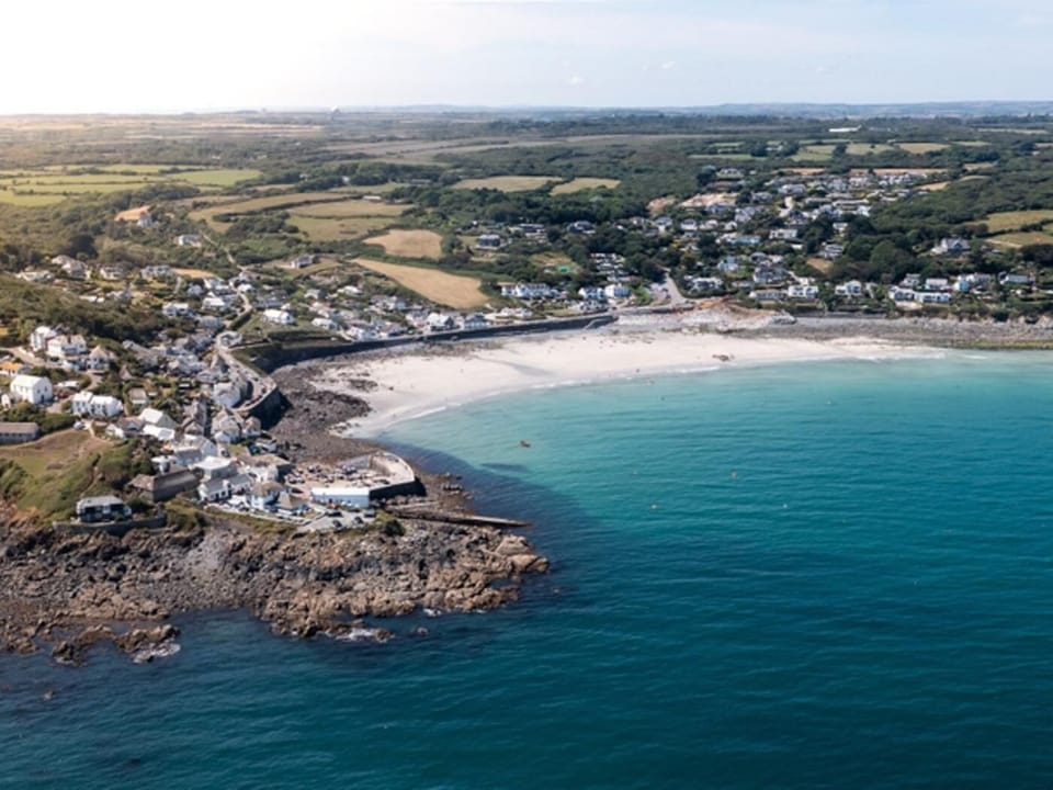 Coverack Harbour and beach are not far from this holiday home