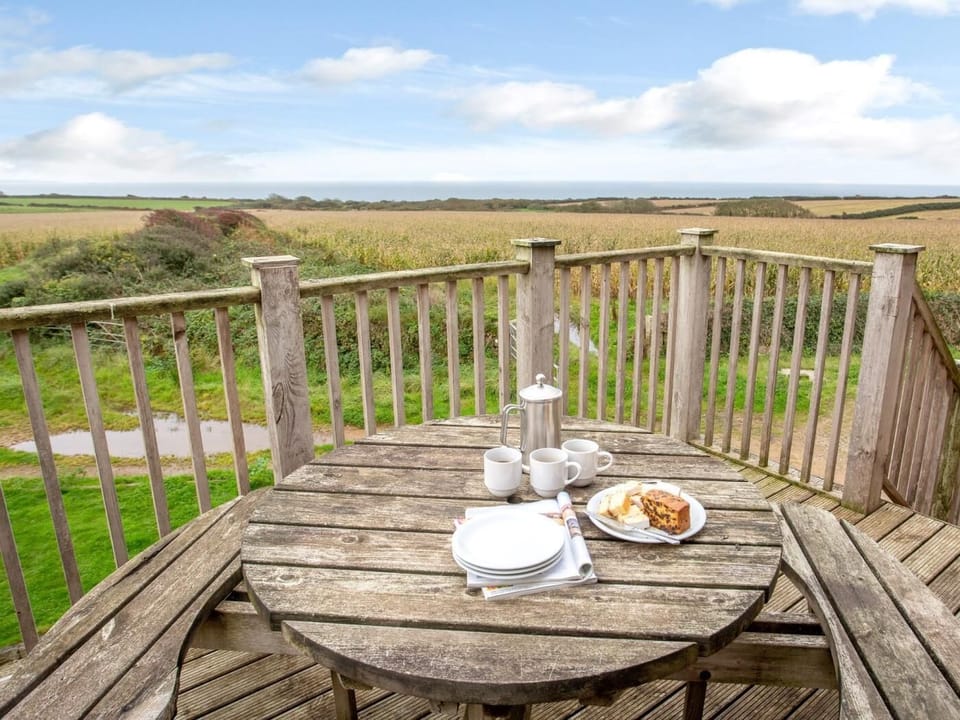 Sit out on the balcony and take in the views 