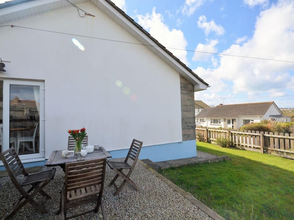 View towards the property with enclosed garden area
