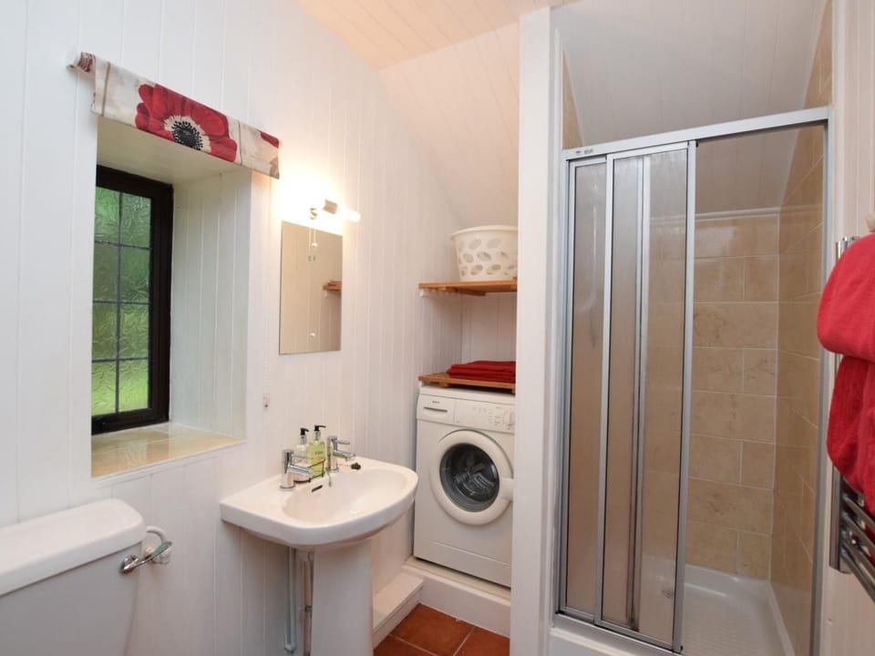 Shower room and utility area