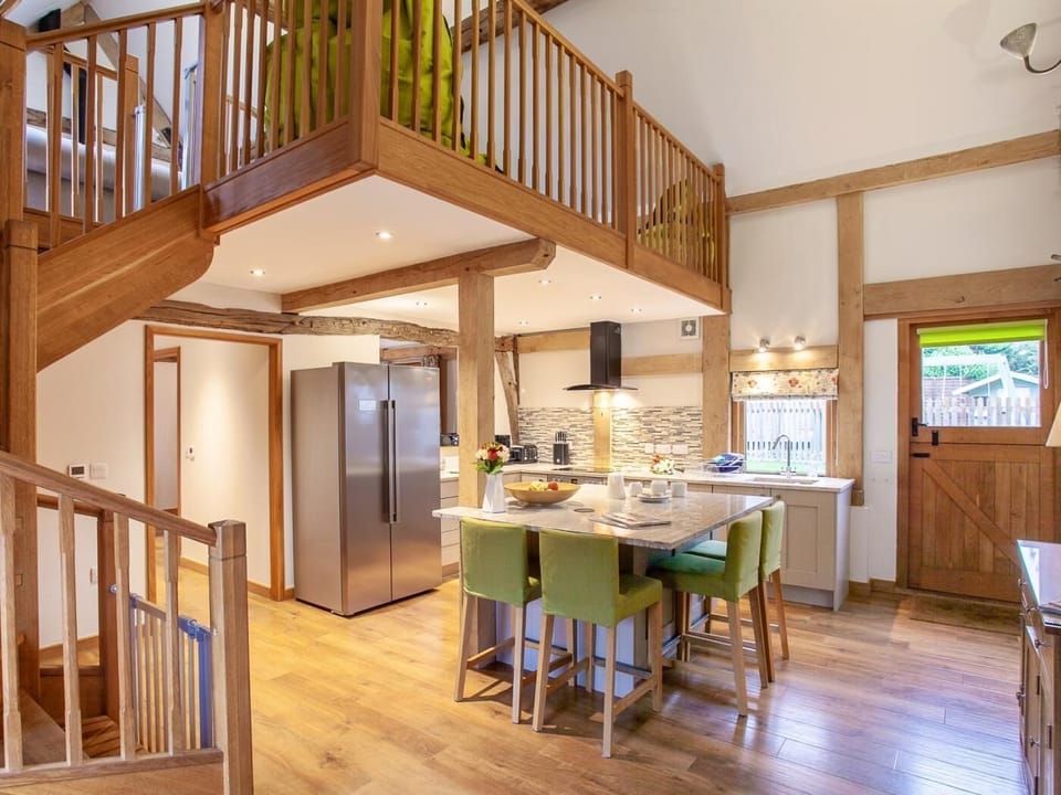 Kitchen located on the ground floor
