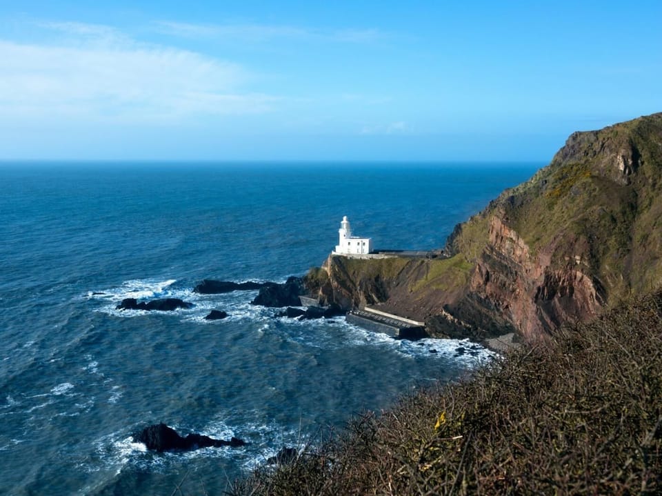 Nearby Hartland lighthouse