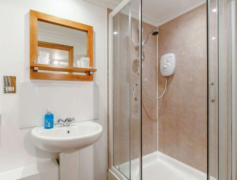 the shower room is directly off the bedroom