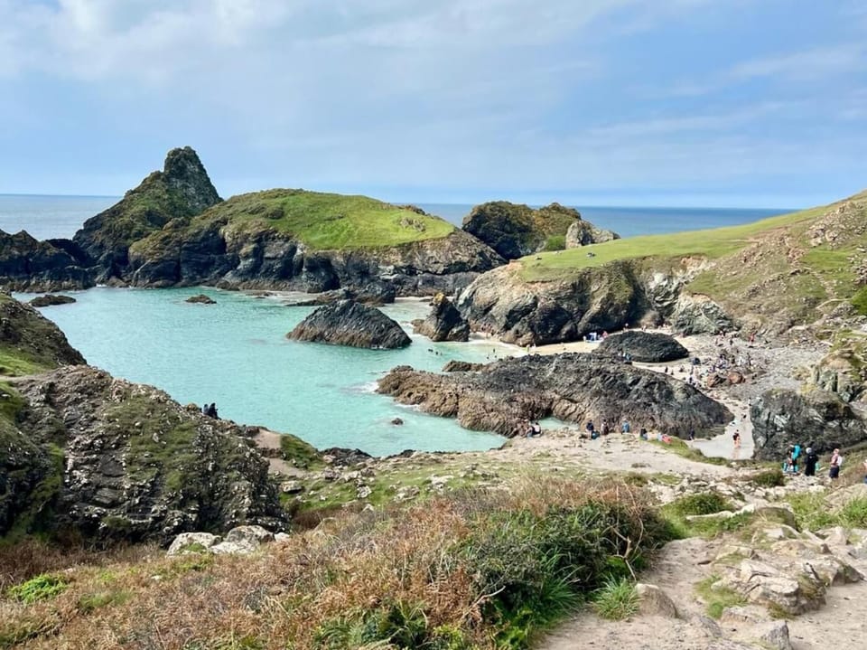Kynance Cove is a short drive away along the same coastline