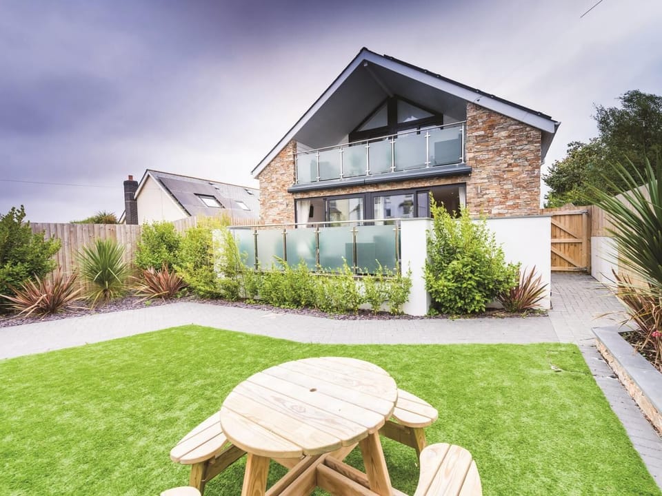 Rear view of the property (ground floor) and garden