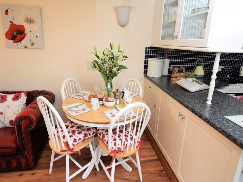 Open plan kitchen and living area