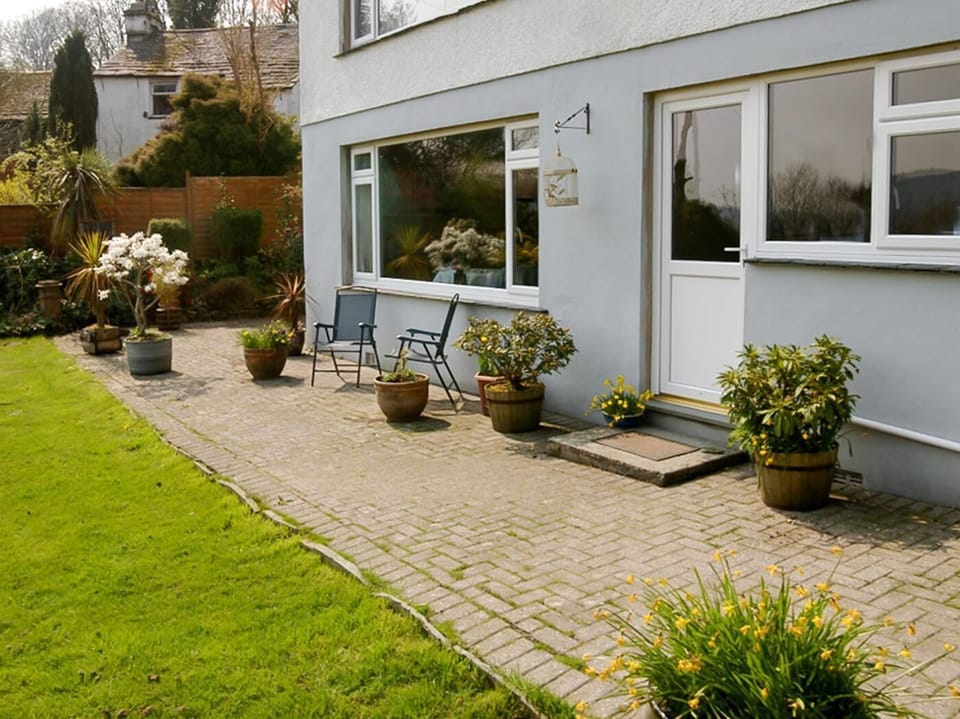View towards the self contained garden apartment