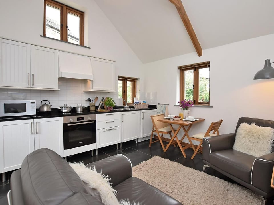 Bright open plan kitchen/dining/living