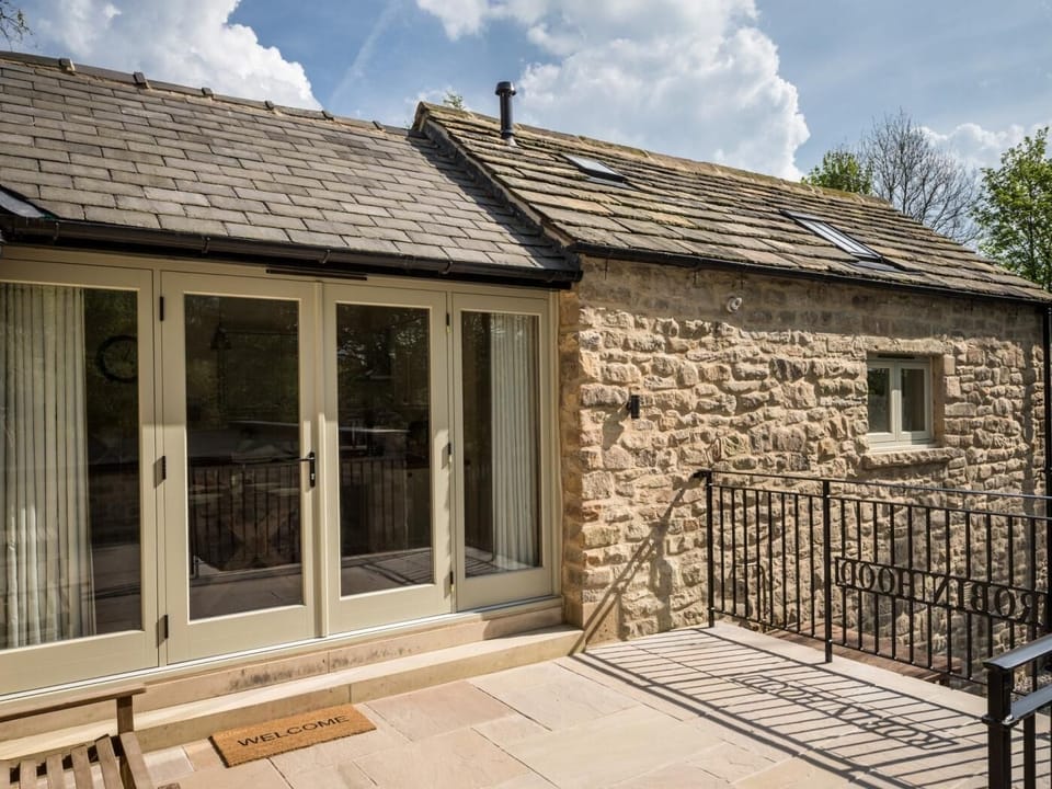 The patio area leads you in to the property