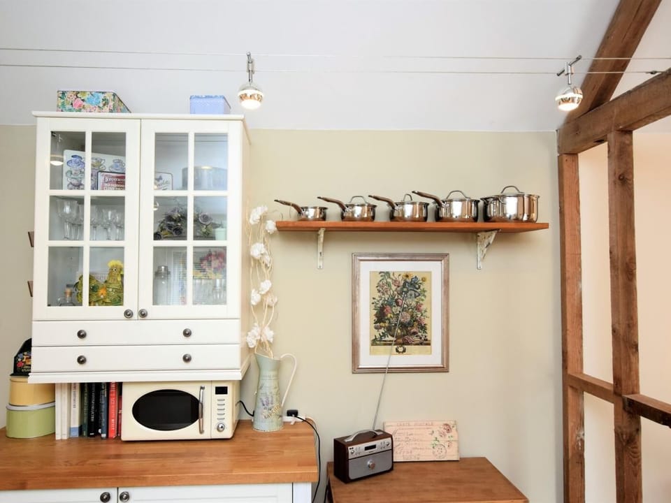 Contemporary touches such as suspended lighting