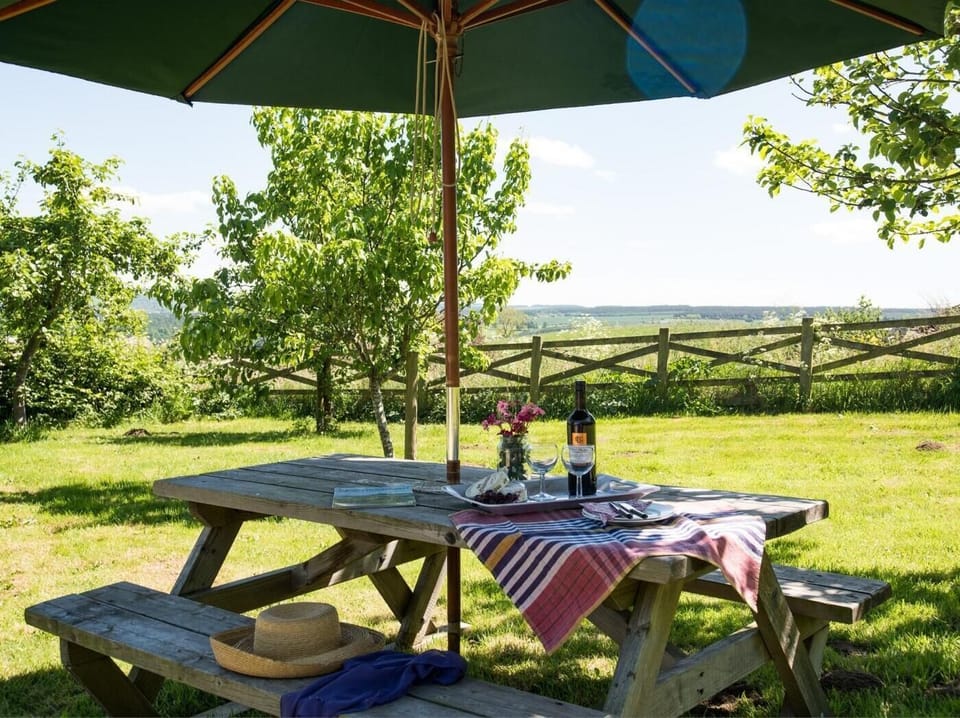 Beautiful views of open countryside
