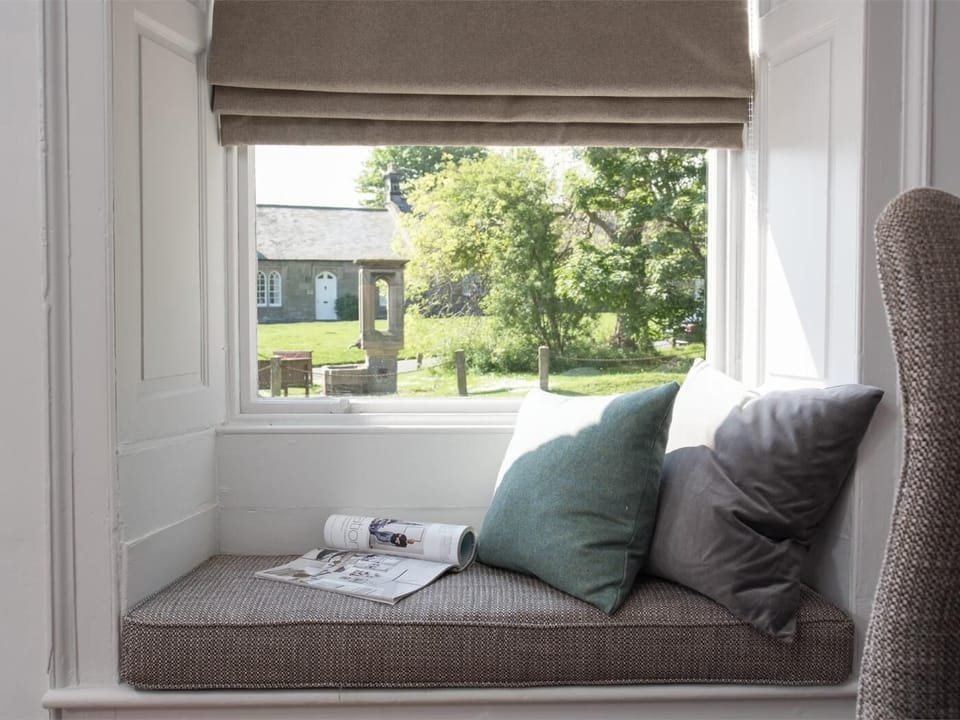See the village green from the window seat