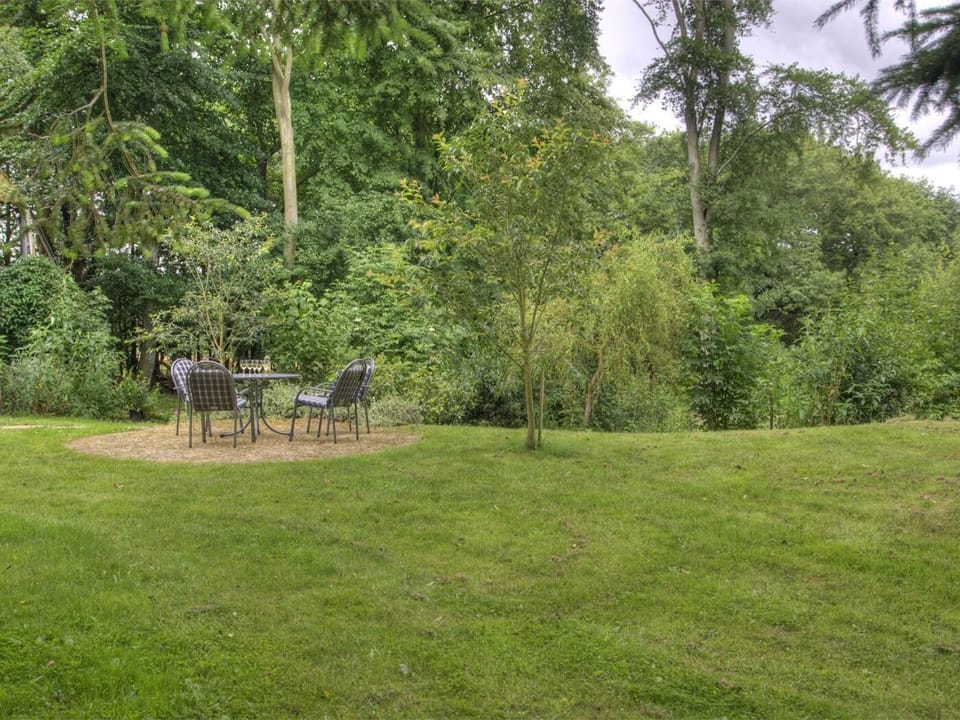 Seating in garden area