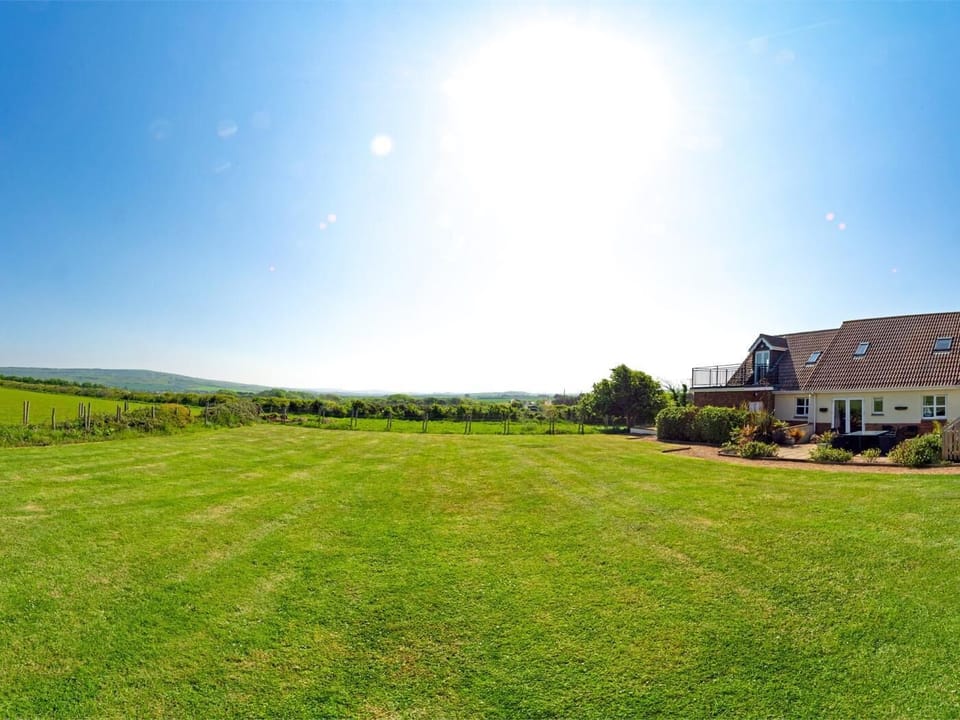 Enjoy family games outside on this beautiful open space