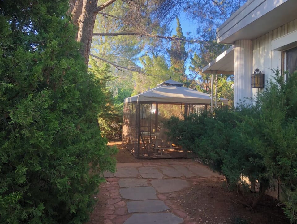 Screened in gazebo 