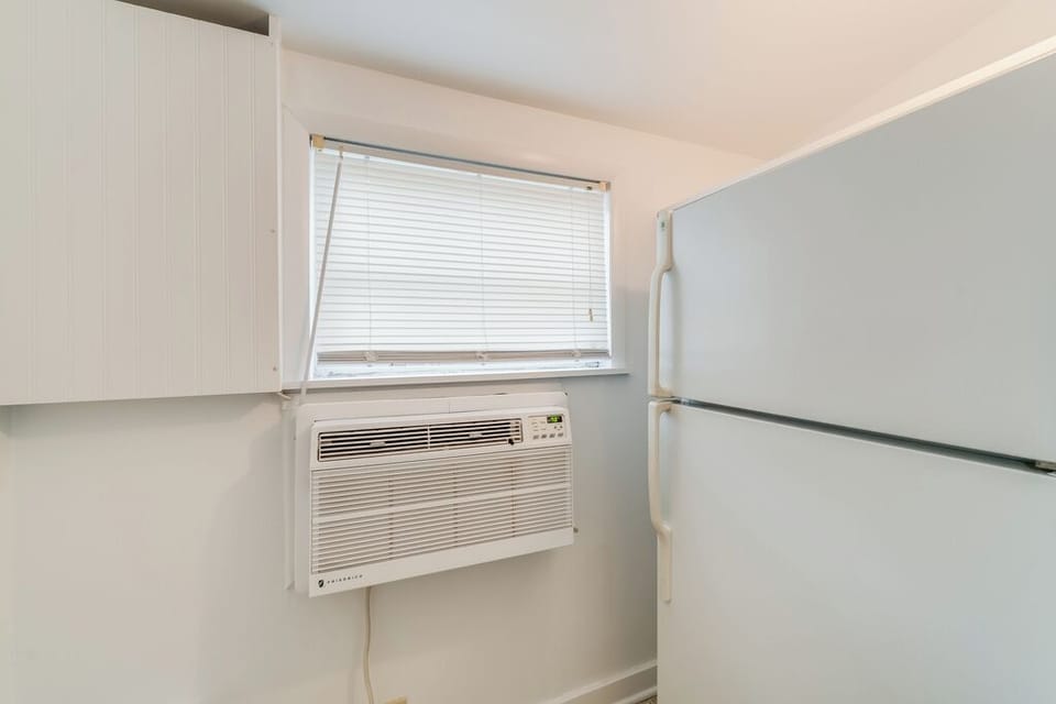 AC and Full Size Refrigerator.