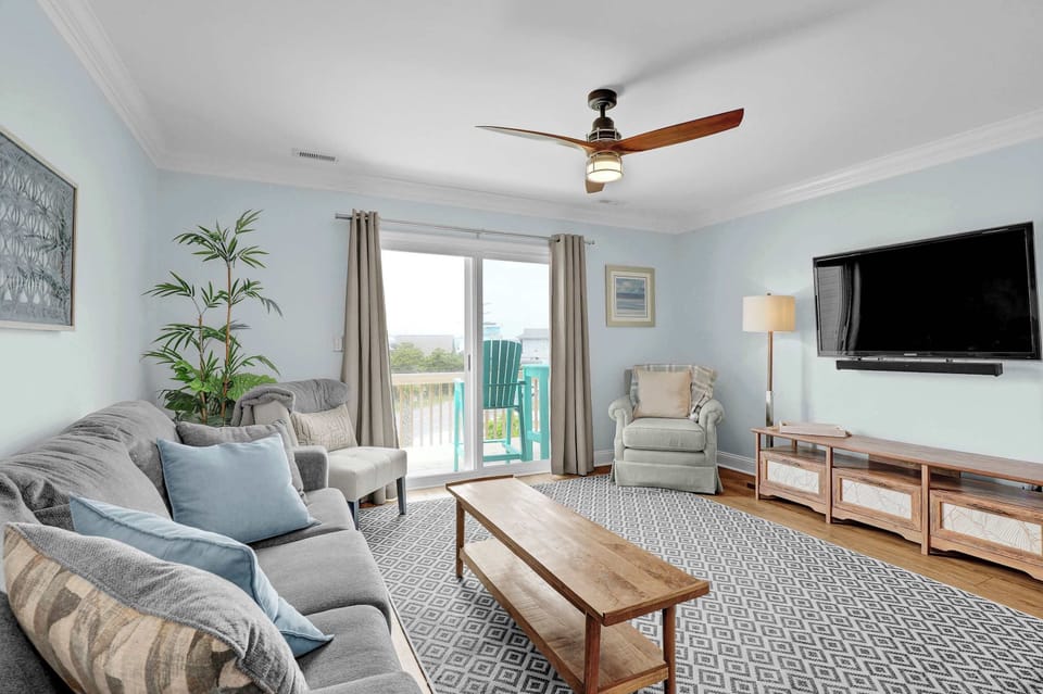 Living room with intracoastal views
